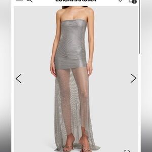 Giuseppe Di Morabito silver dress
